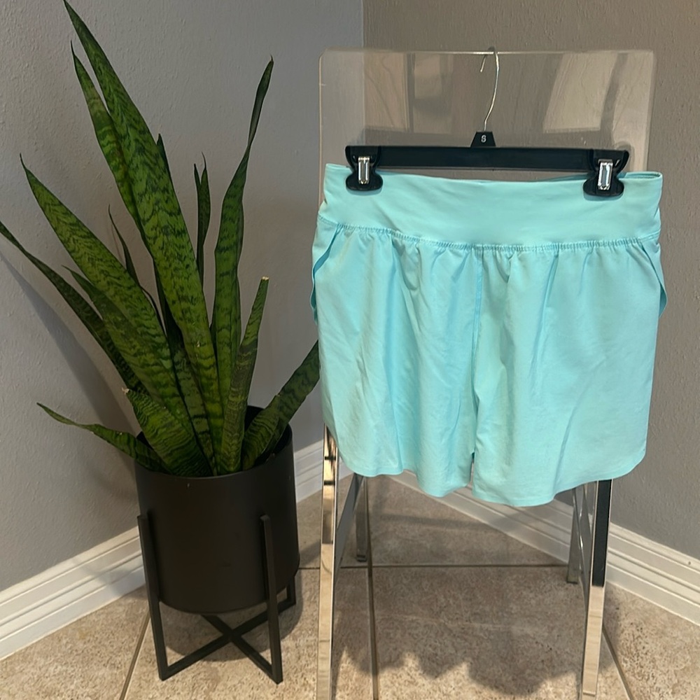 Lululemon Fast and Free Shorts — Cyan Blue 6